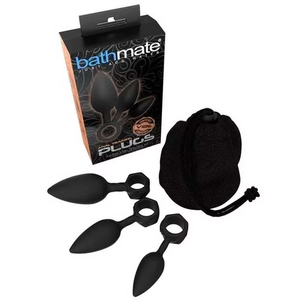 Анальные втулки Bathmate Anal Training Plugs, набор 3 шт