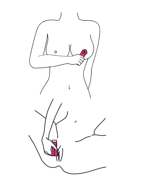 Применение Lovense Fizz для стимуляции груди и клитора